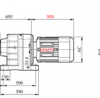 90KW電機配R147減速機的型號有哪些？