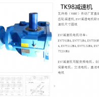 TK98-E5.5-4P-124.61-M1-Ⅲ-B減速電機型號解析