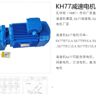 KH77 DRL132S4BE11HR/TF/ES7S減速電機(jī)型號(hào)解析