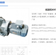 GK97-96.8-YVPEJ112M-4-4KW減速電機型號解析