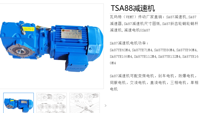 TSA88-Y4-4P-70.40-M1-Ⅱ-A減速電機(jī)型號.png